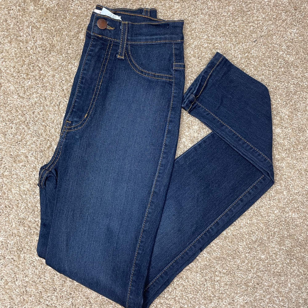 High Rise Blue Jeans - Picture 2 of 3